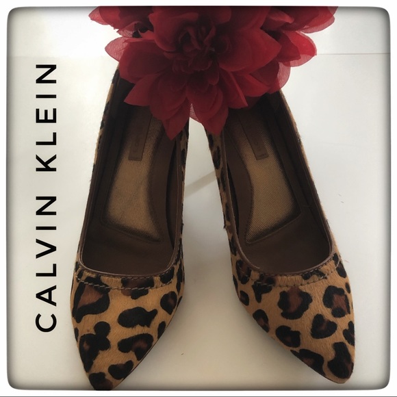 Calvin Klein Shoes - 🌞 Calvin Klein Leopard Pumps/Heels 🌞